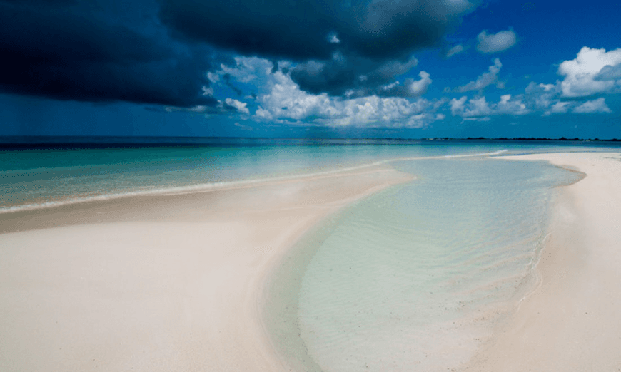 Turquoise Cuban coastline